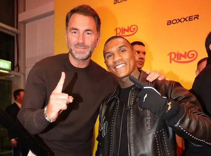 Eddie Hearn guided Conor Benn from his professional debut and into his fights with Chris Eubank Jnr