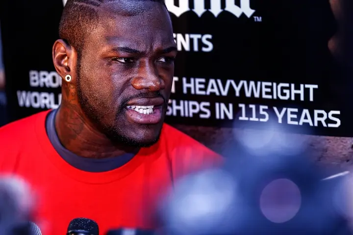 Deontay Wilder Media Workout