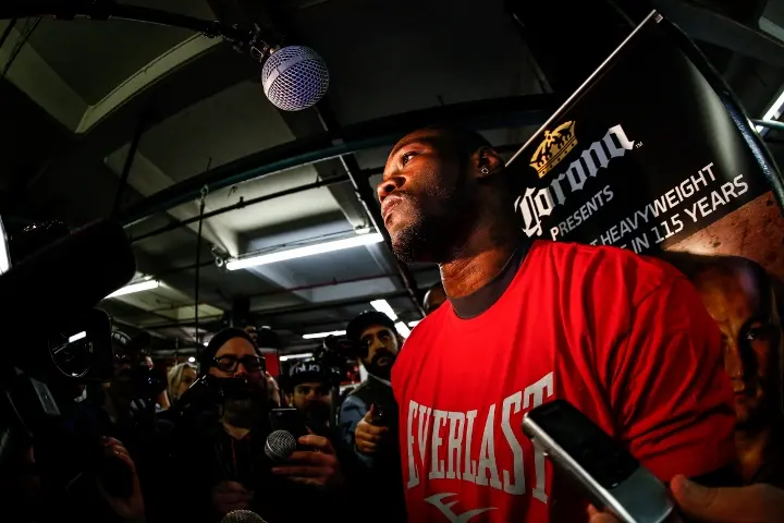 Deontay Wilder Media Workout