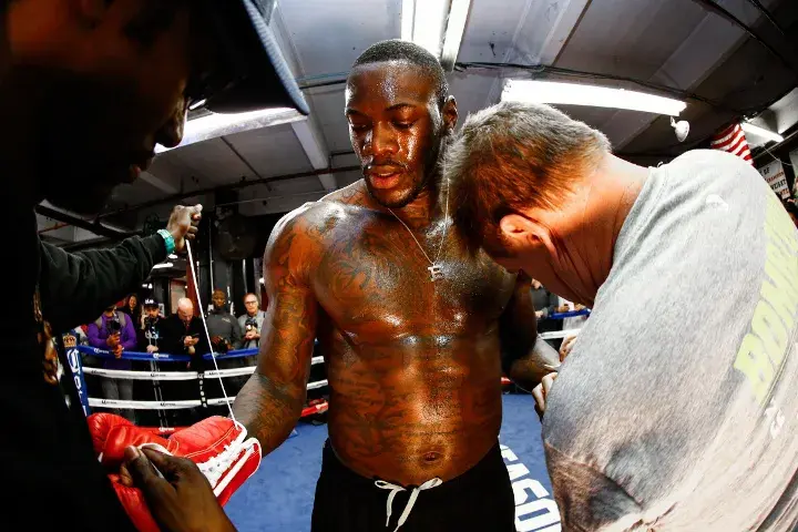 Deontay Wilder Media Workout