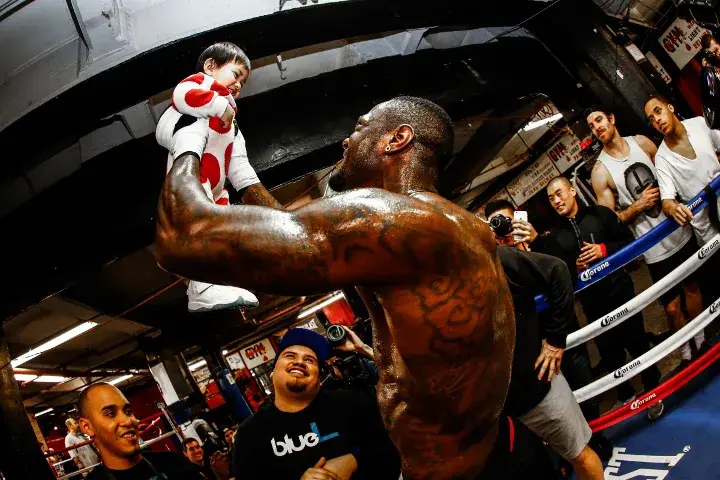Deontay Wilder Media Workout