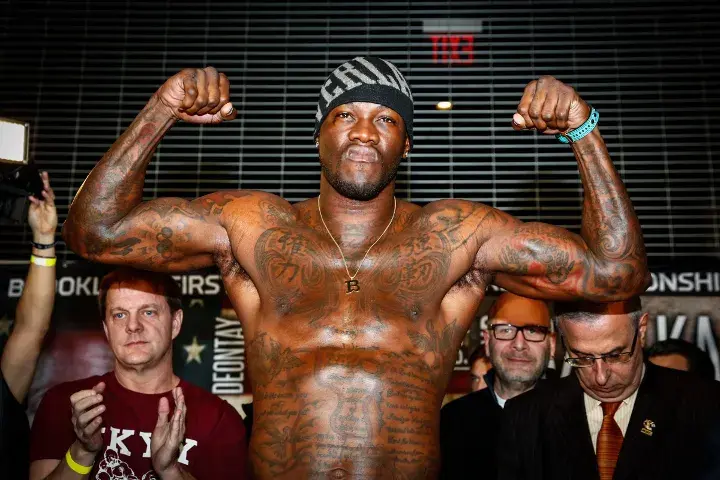 Deontay Wilder Weigh In