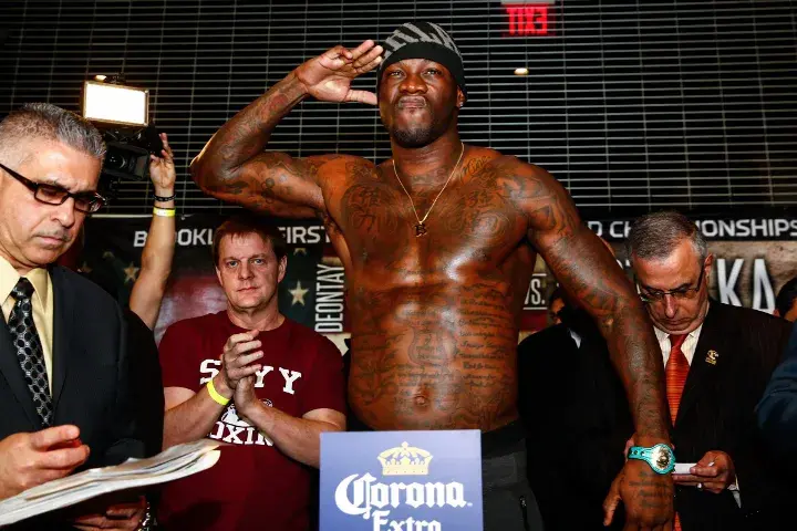 Deontay Wilder Weigh In