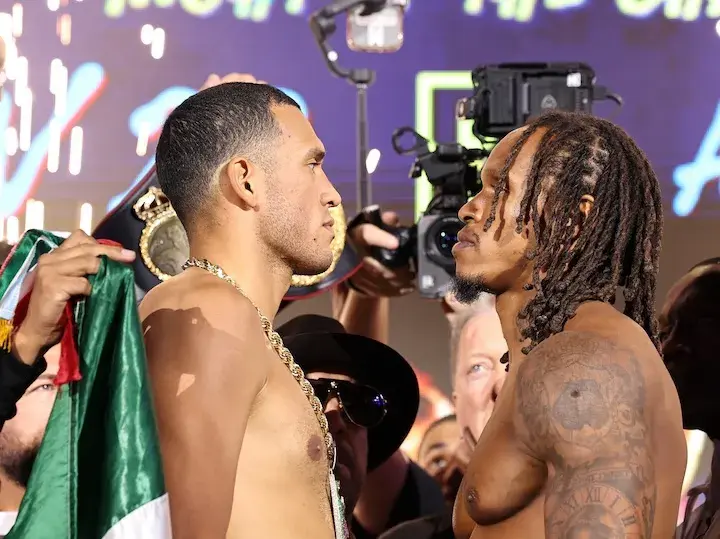 David Benavidez Anthony Yarde Weigh In 11212025