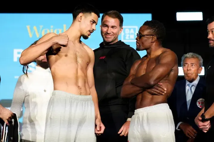 Diego Pacheco Kevin Sadjo Weigh in 12122025