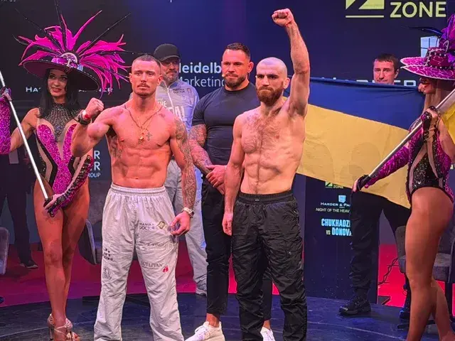 Paddy Donovan and Karen Chukhadzhian weigh in in Mannheim