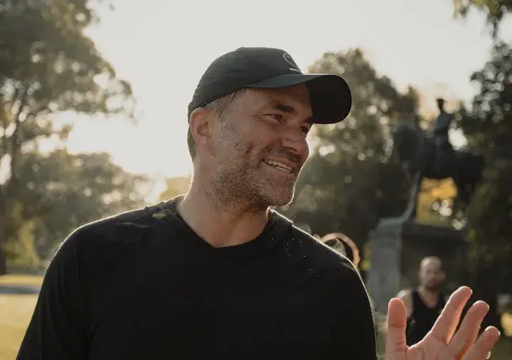 Eddie Hearn at a media event ahead of Skye Nicolson-Mariah Turner in Australia. (April 28, 2026)