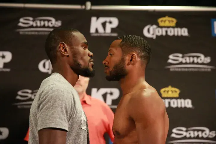 Edner Cherry Vs Lydell Rhodes Weigh In Leo Wilson Premier Boxing Champions