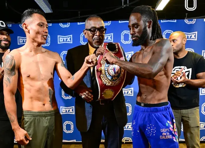 Elijah Pierce Michael Dasmarinas Weigh In 07242025