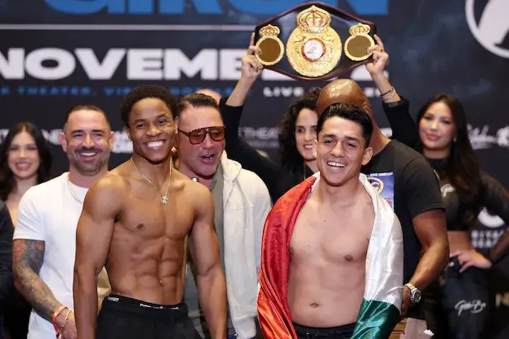 Floyd Schofield, Rene Tellez Giron make weight for Saturday