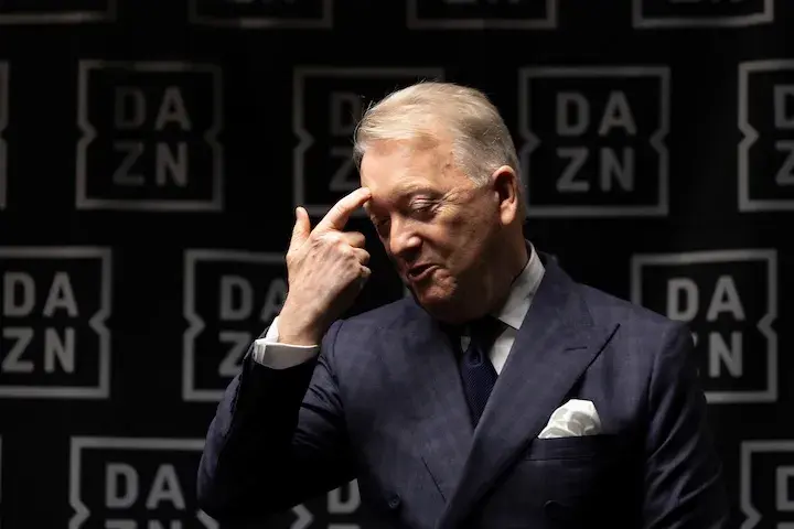 Hall of Fame boxing promoter Frank Warren