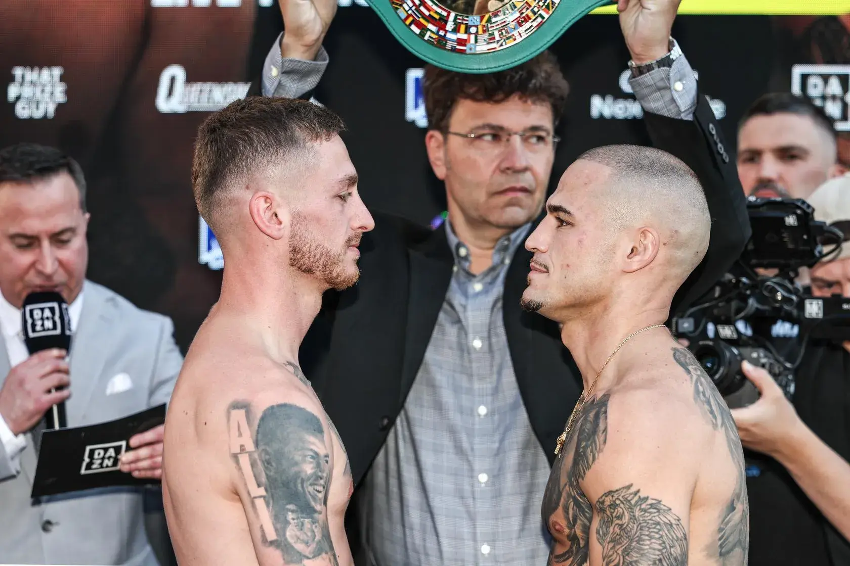 Ryan Garner and Michael Magnesi make weight in Southampton