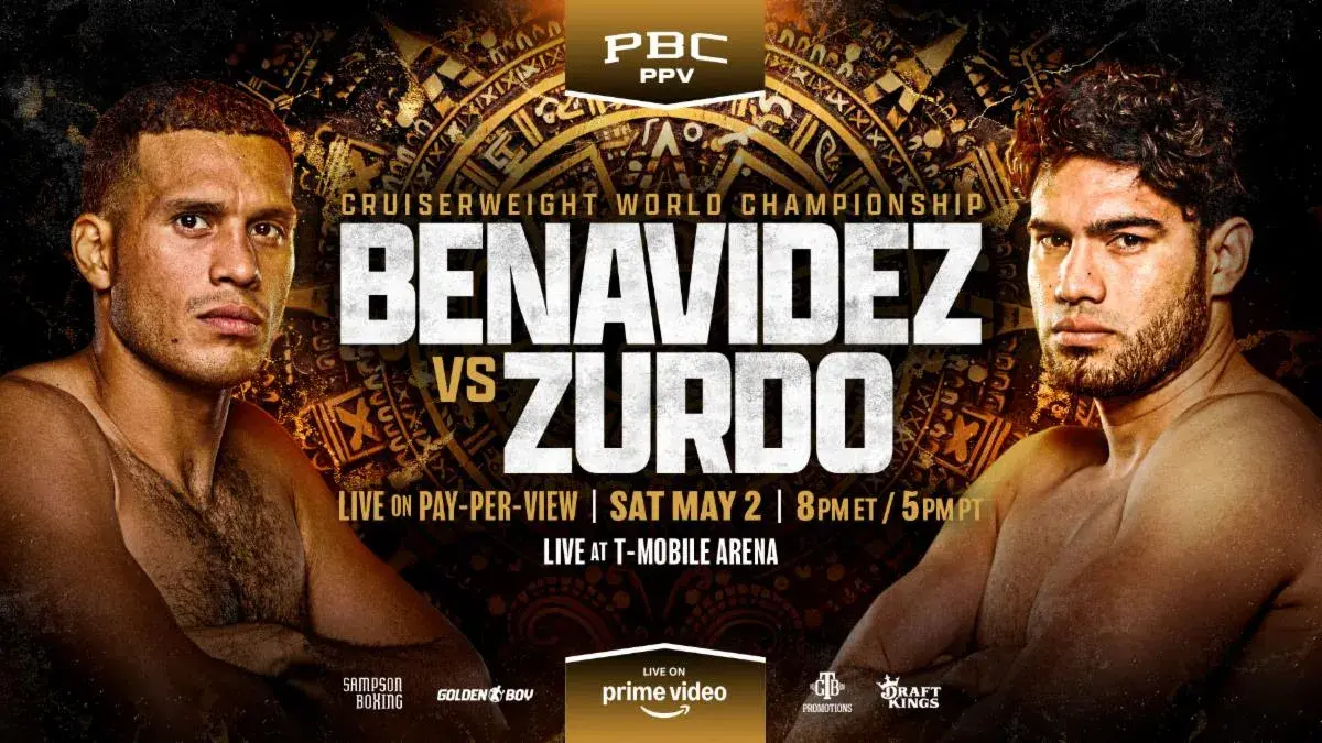 Fight art for the match between Gilberto Ramirez and David Benavidez on May 2, 2026.