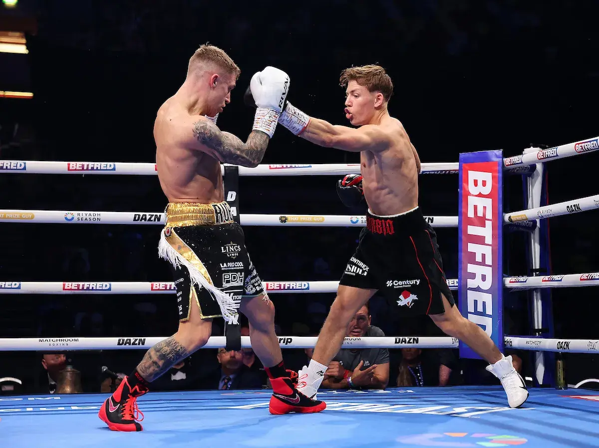 Giorgio Visioli convincingly outboxed Levi Giles