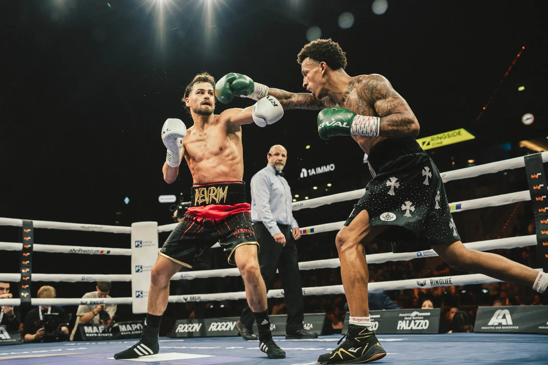 Devrim Goekduman and Franklyn Dwomoh battle to a draw