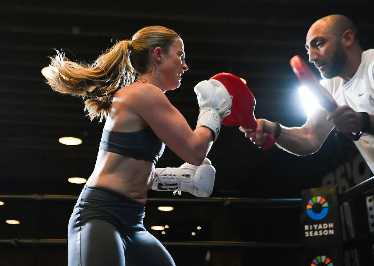 Fran Hennessy with trainer Bradley Skeete
