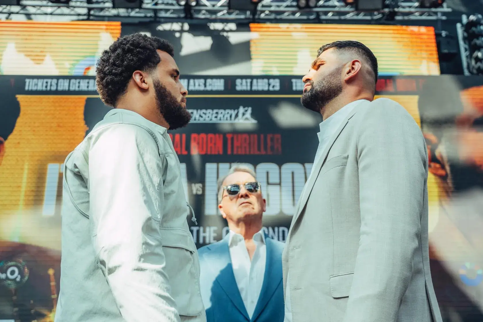 Moses Itauma and Filip Hrgovic square up on June 22, 2026