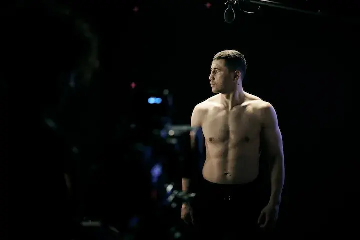 Israil Madrimov poses for the camera in 2025