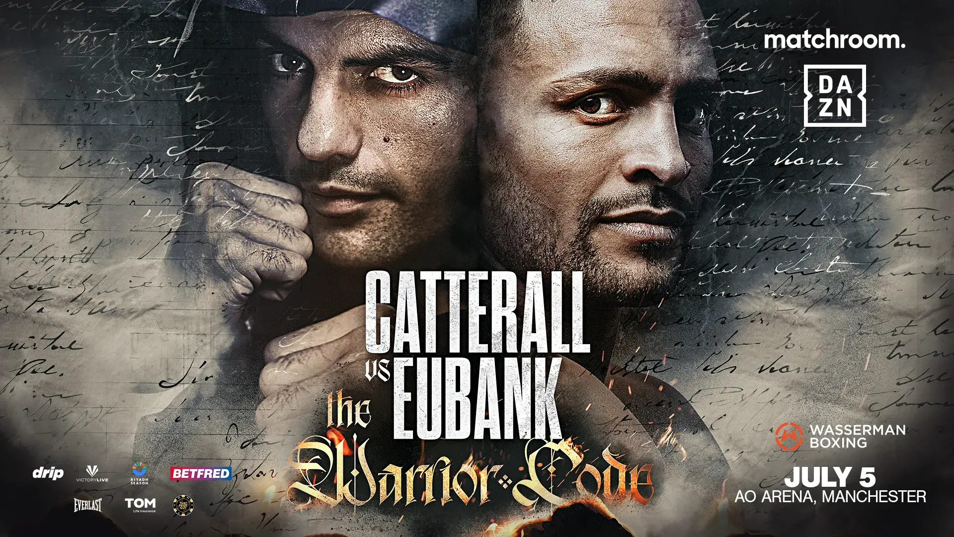 Jack Catterall Harlem Eubank 2025 fight poster