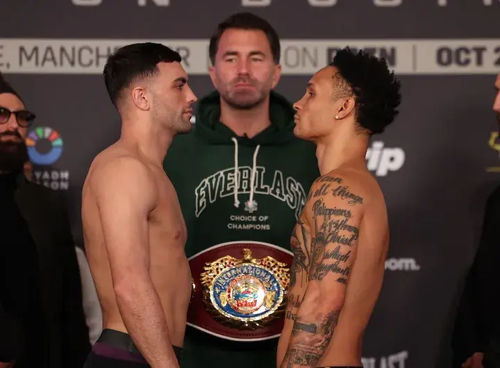 Jack Catterall and Regis Prograis make weight ahead of Saturday’s fight
