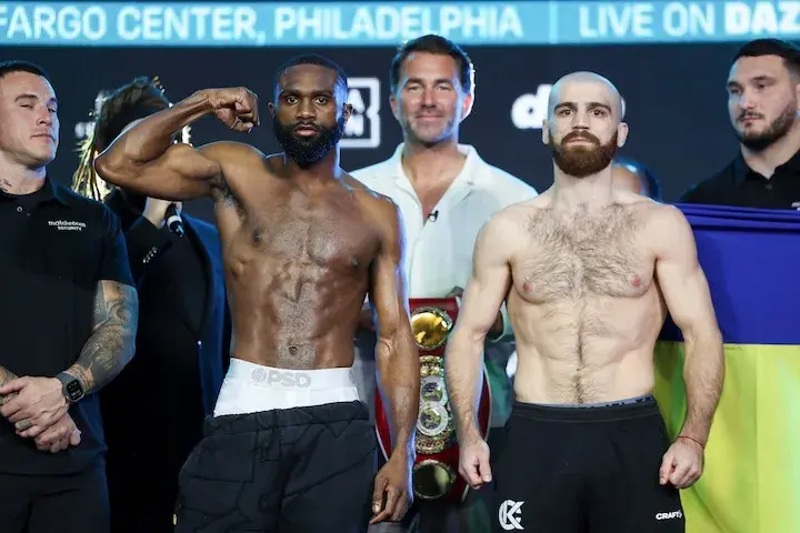 Eddie Hearn proposes Karen Chukhadzhian-Blair Cobbs