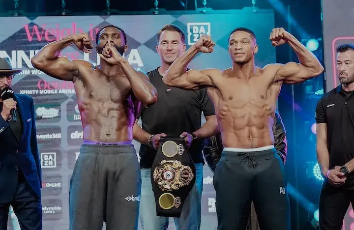 Jaron Ennis Uisma Lima Weigh In 10102025