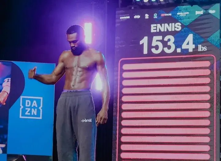 Jaron Ennis Weigh In 10102025