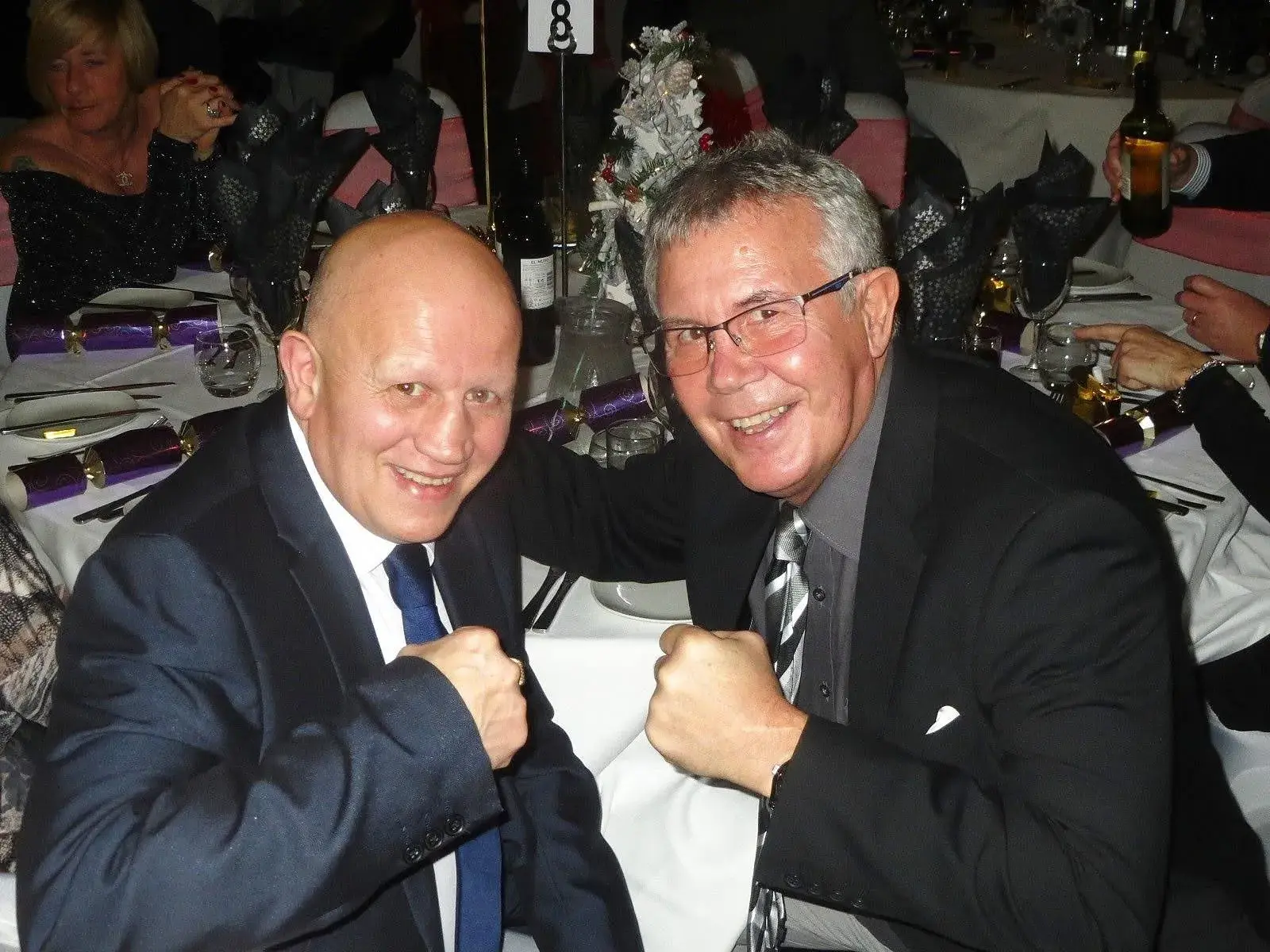 Jimmy Batten [right] with his old stablemate Charlie Magri in 2015