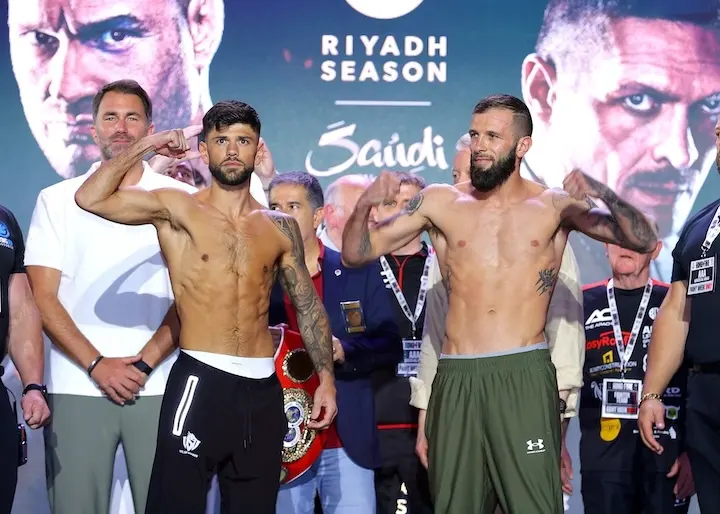 Joe Cordina Vs Anthony Cacace Pose