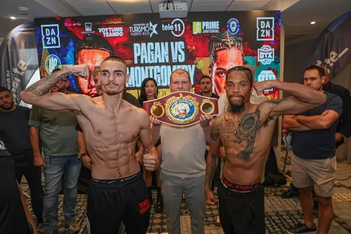 Joshua Pagan Maliek Montgomery Weigh In 10222025