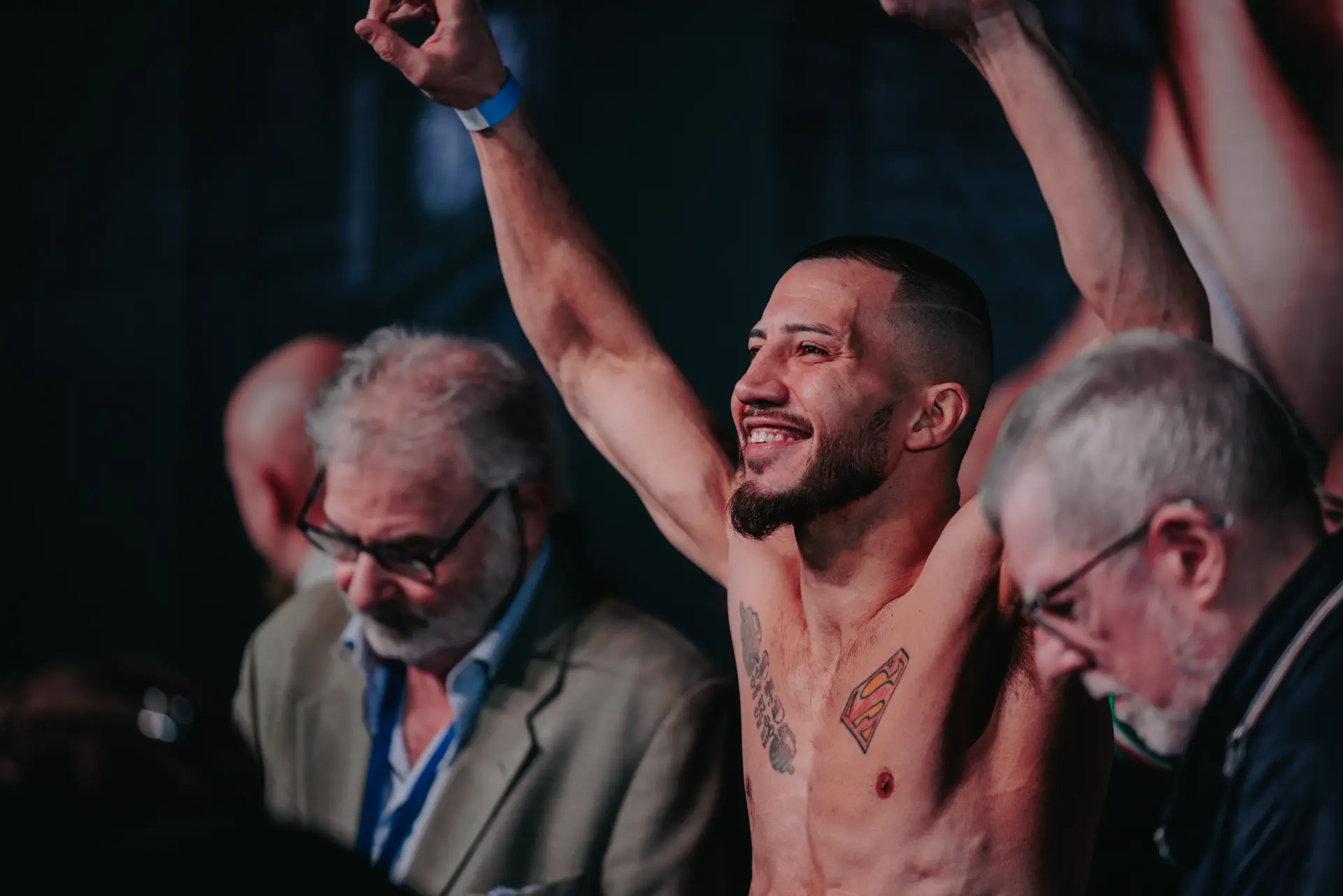 Kevin Walsh hits the scales ahead of facing Michael Conlan