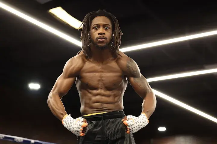 Keyshawn Davis is battling the unknown against Denys Berinchyk