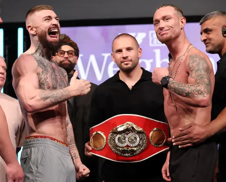 Lewis Crocker Paddy Donovan Weigh In 09122025