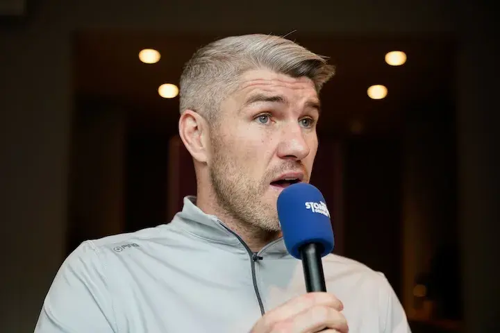 Liam Smith in April 2025, ahead of his most recent appearance in a boxing ring