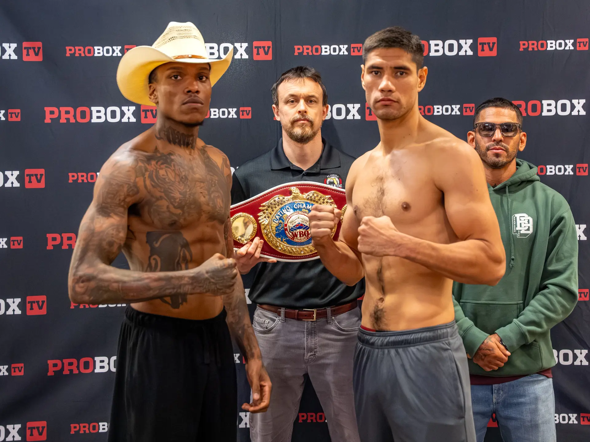 Najee Lopez and Manuel Gallegos weigh in for their fight