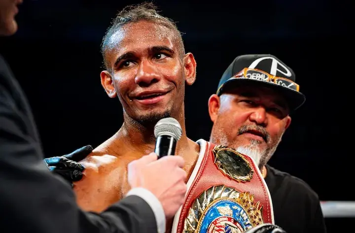 Lorenzo Parra interviewed after knocking out Elijah Pierce. (February 28, 2026)
