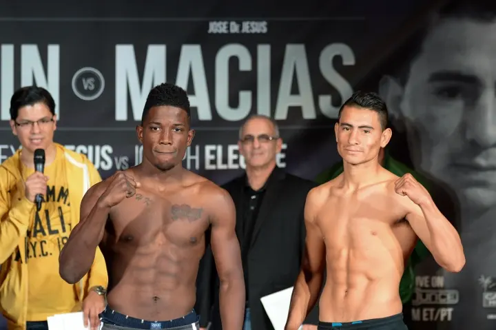 Lubin Vs De Jesus Macias Weigh In James Luedde Premier Boxing