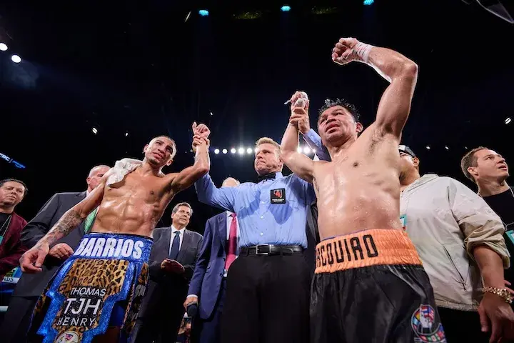 Mario Barrios and Manny Pacquiao previously fought to a draw