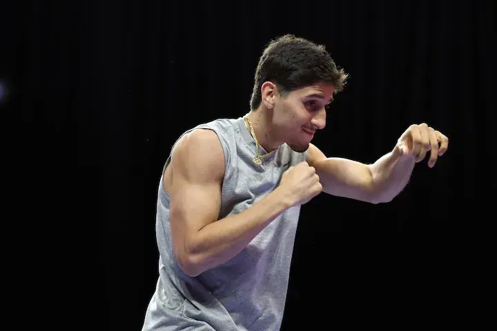 Marco Verde shows off his skills for the cameras