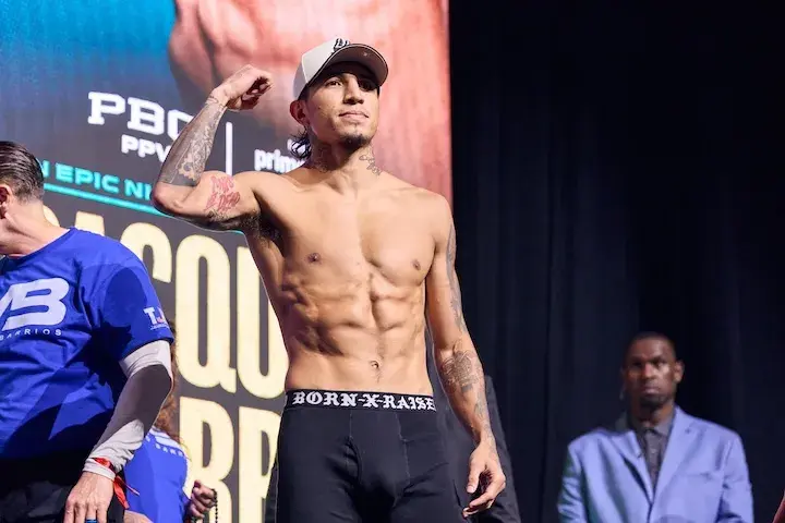 Mario Barrios Weigh In 07182025
