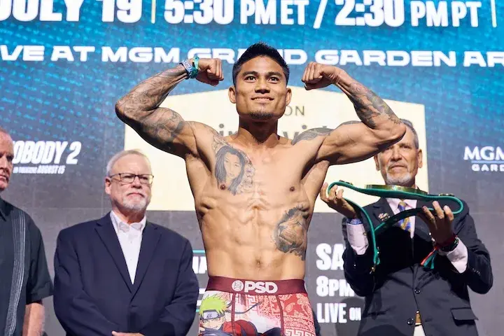 Mark Magsyo Weigh In 07182025