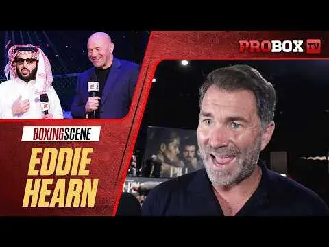 Thumbnail for 'My Flight Is In 45 Minutes' Eddie Hearn Is On His Way To Peace Talks With Turki Alalshikh & Zuffa