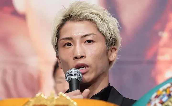 Naoya Inoue. at the final press conference for his fight against Junto Nakatani. (April 30, 2026)
