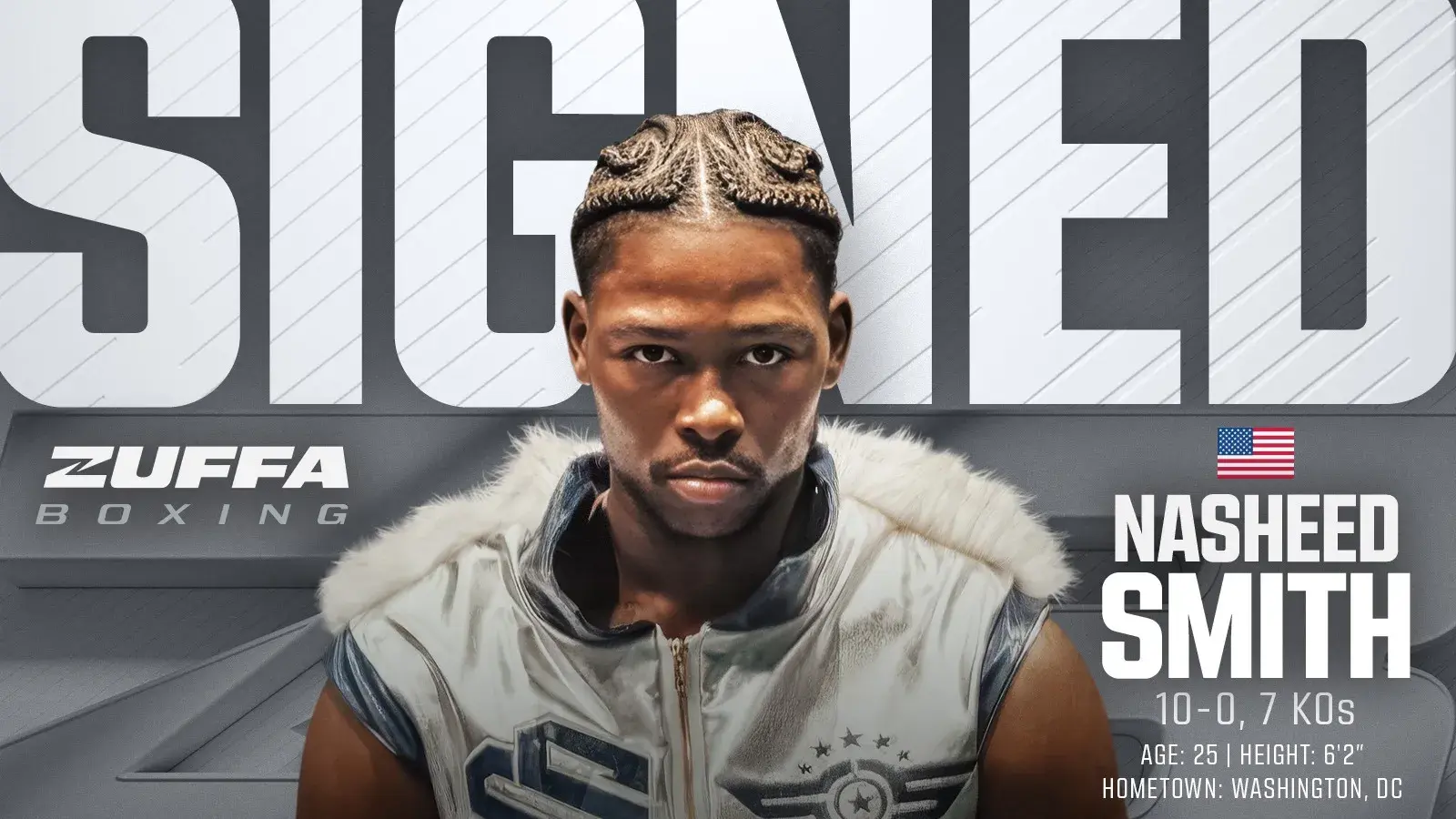 Nasheed Smith has signed with Zuffa Boxing