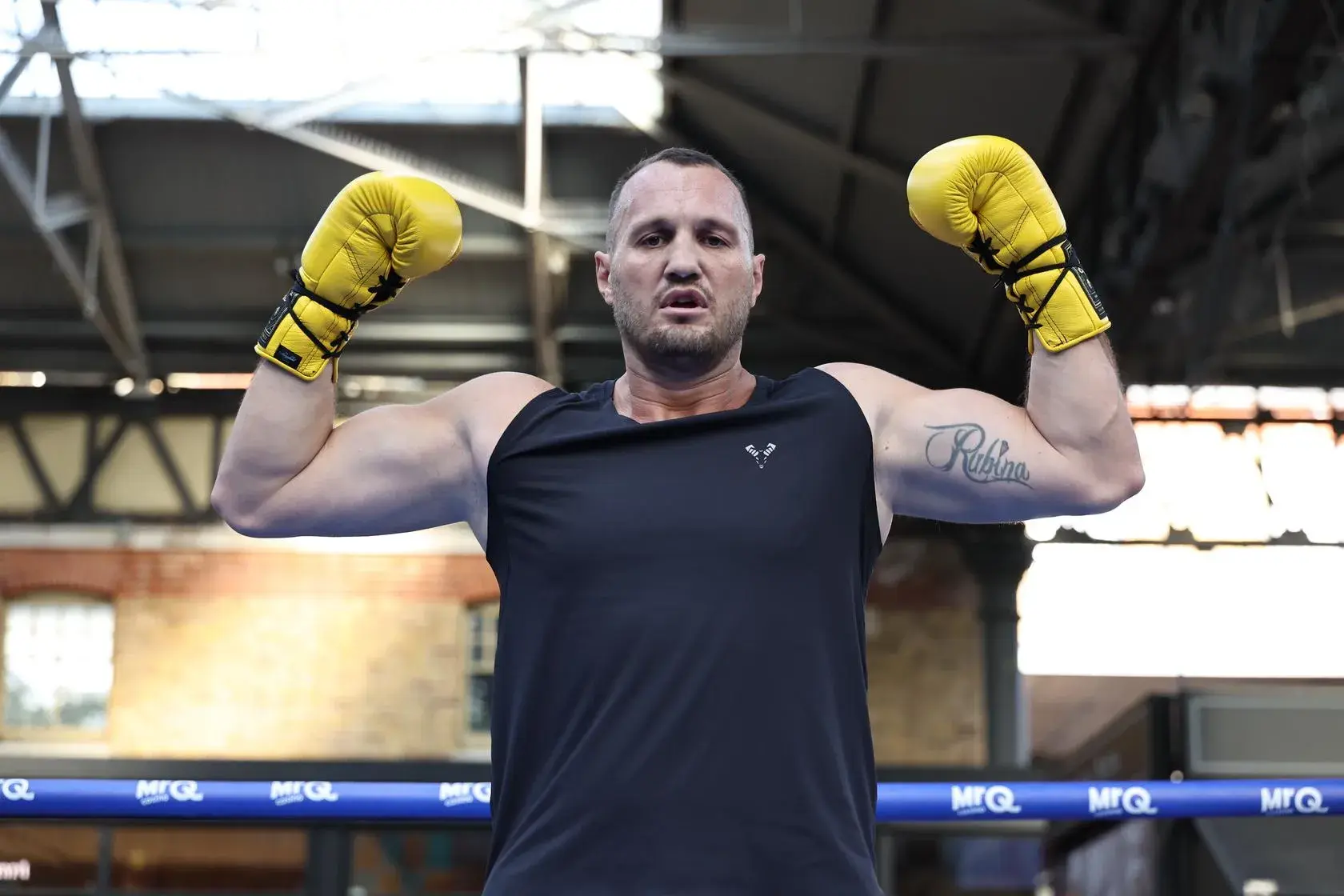 Nelson Hysa ahead of his bout in London in August 2026