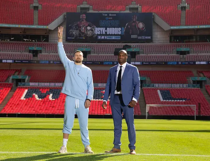 Oleksandr Usyk Daniel Dubois  Photo: Queensberry Promotions