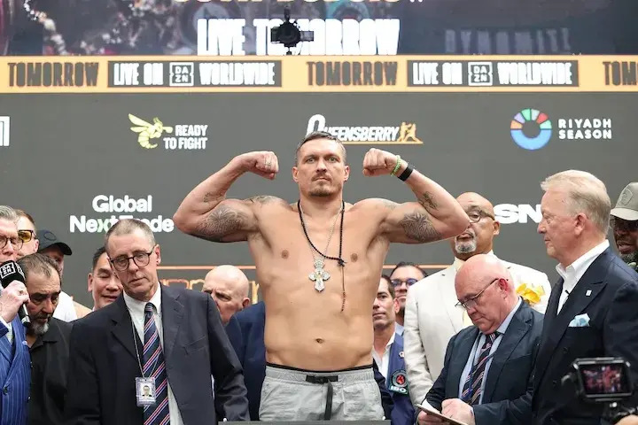 Oleksandr Usyk Weigh-In 07182025