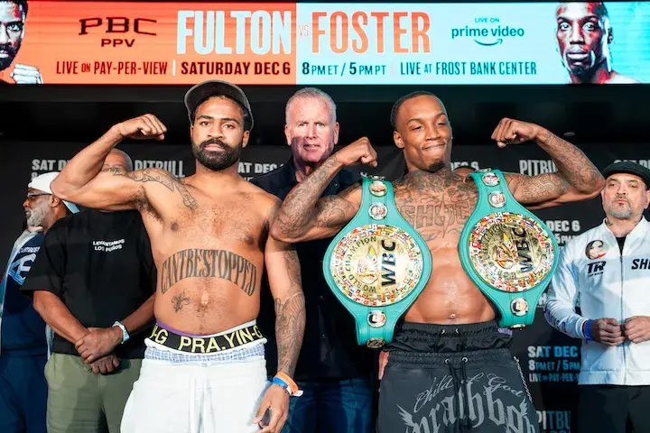 O'Shaquie Foster Stephen Fulton Jnr Weigh In 12052025