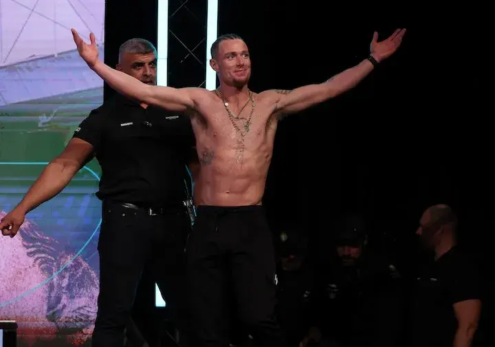 Paddy Donovan Weigh In 09122025