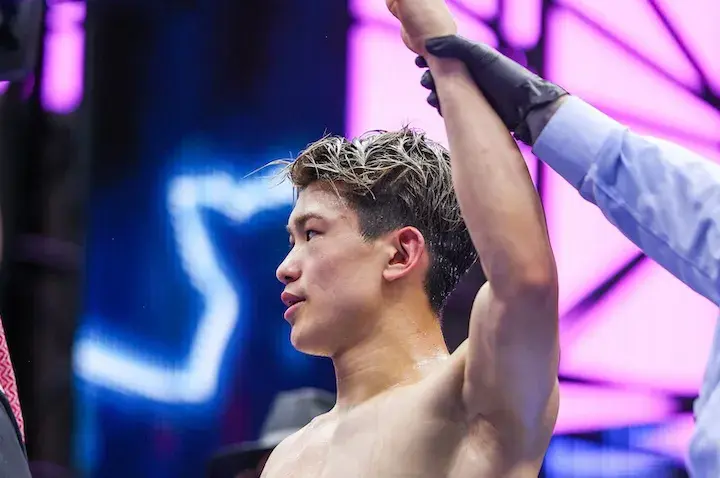 Reito Tsutsumi Photo: Geoffrey Knott/Matchroom